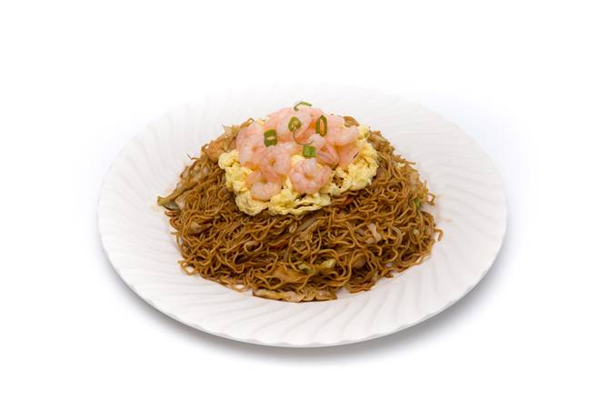 Shrimp Chow Mein (虾仁炒面)